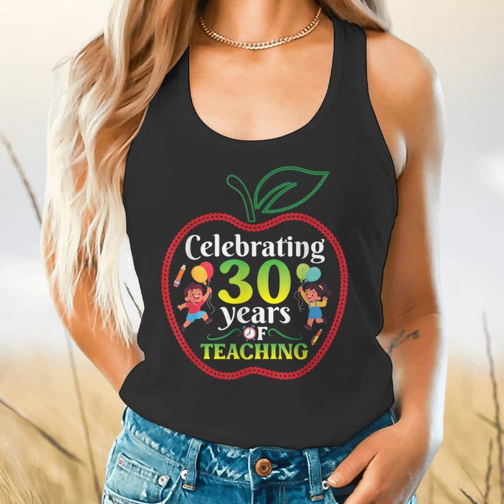 Teacher Celebrating 30 Years Of Teaching Students School Flowy Tank, gift for family, gift for coworker