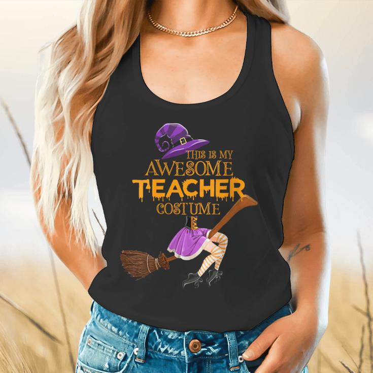 This Is My Teacher Costume Halloween Family Matching Group Flowy Tank, gift for family, gift for coworker