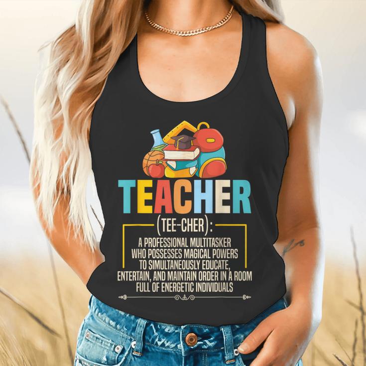 Teacher Definition Teaching School Teacher Men Women Flowy Tank, gift for family, gift for coworker Teacher Definition Teaching School Teacher Men Women Flowy Tank, gift for family, gift for coworker