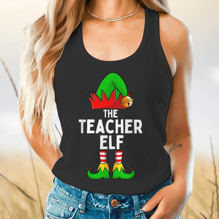 Teacher Elf Matching Family Christmas Women Men Flowy Tank, gift for family, gift for coworker Teacher Elf Matching Family Christmas Women Men Flowy Tank, gift for family, gift for coworker