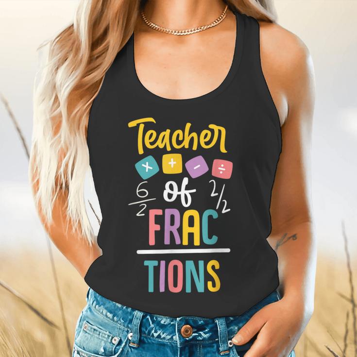 Teacher Of Fractions For Math Teacher Flowy Tank, gift for family, gift for coworker Teacher Of Fractions For Math Teacher Flowy Tank, gift for family, gift for coworker