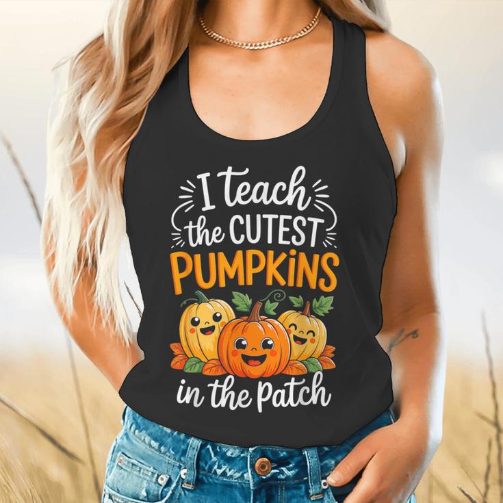 Teacher Halloween Pre-K Teacher Kindergarten Cutest Pumpkins Flowy Tank, gift for family, gift for coworker