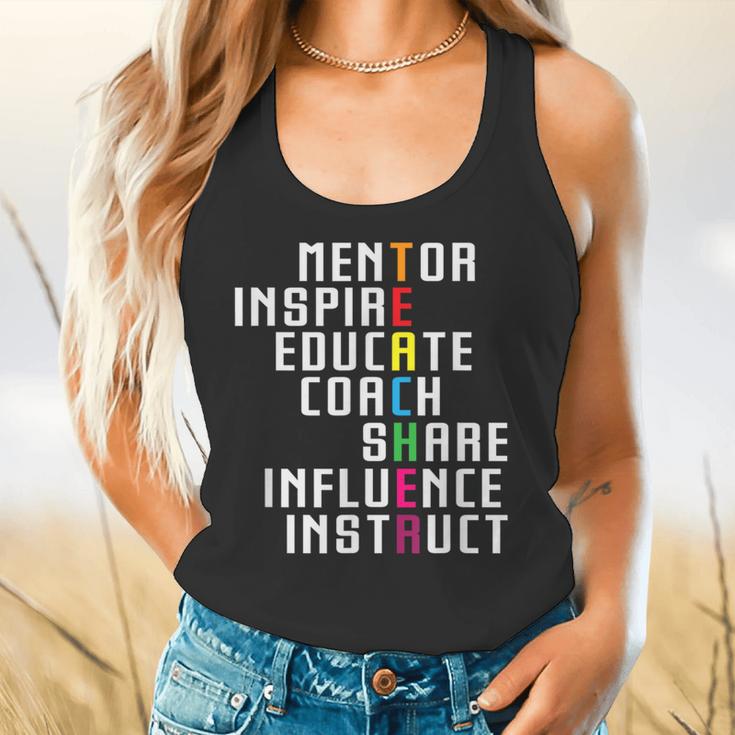 Teacher Inspirational Educator Favorite School Teacher Men Women Girls Kids Flowy Tank, gift for family, gift for coworker