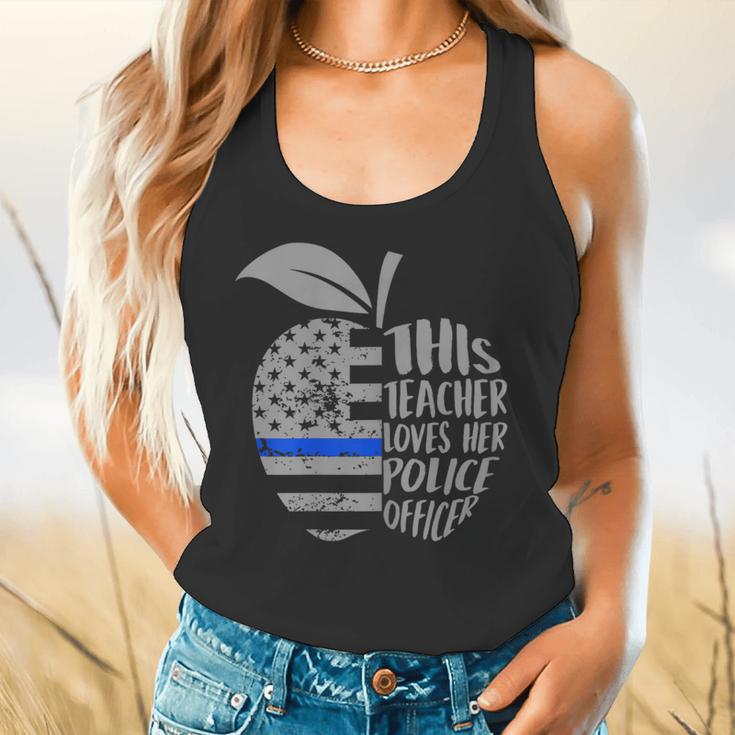 This Teacher Loves Her Police Officer Wife Saying Flowy Tank, gift for family, gift for coworker This Teacher Loves Her Police Officer Wife Saying Flowy Tank, gift for family, gift for coworker