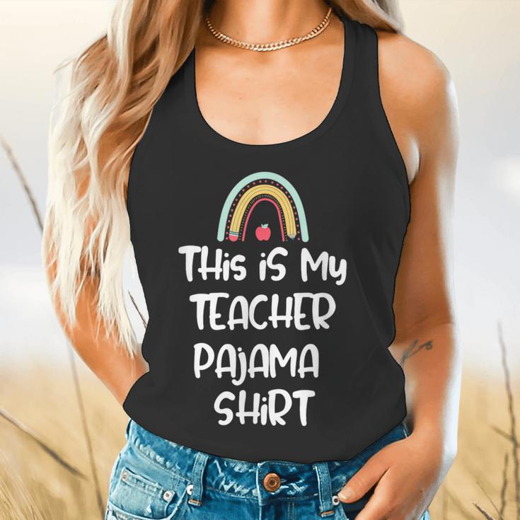 This Is My Teacher Pajama Shirt Teacher Life Tee Flowy Tank, gift for family, gift for coworker This Is My Teacher Pajama Shirt Teacher Life Tee Flowy Tank, gift for family, gift for coworker