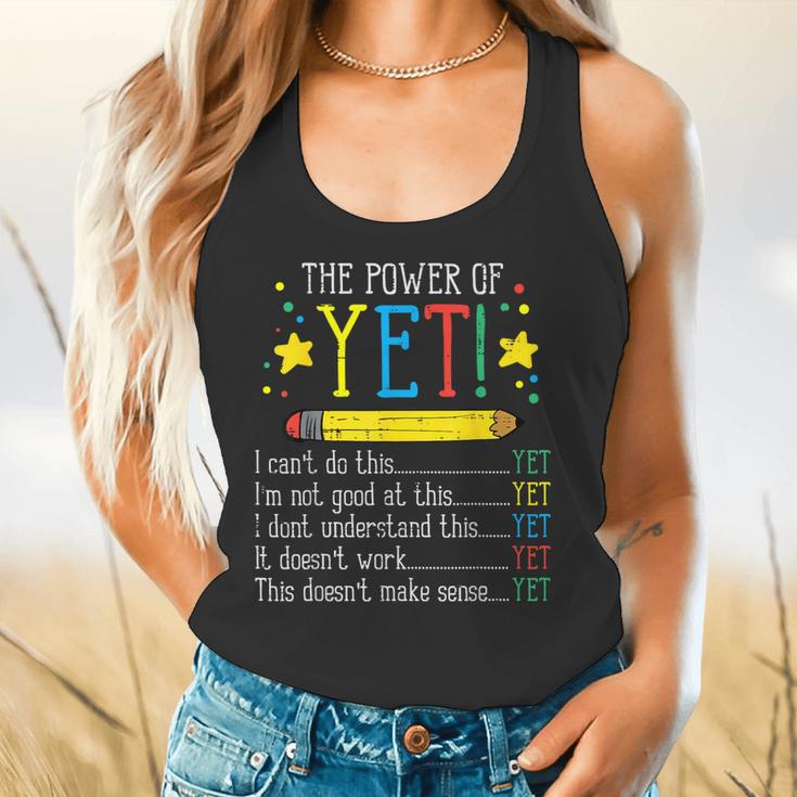 Teacher Power Of Yet Cant Do This Inspirational Women Men Flowy Tank, gift for family, gift for coworker Teacher Power Of Yet Cant Do This Inspirational Women Men Flowy Tank, gift for family, gift for coworker