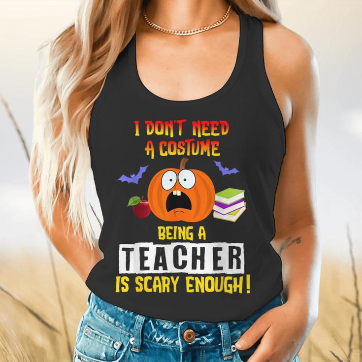 Being a Teacher Is Scary Enough Halloween Flowy Tank, gift for family, gift for coworker Being a Teacher Is Scary Enough Halloween Flowy Tank, gift for family, gift for coworker