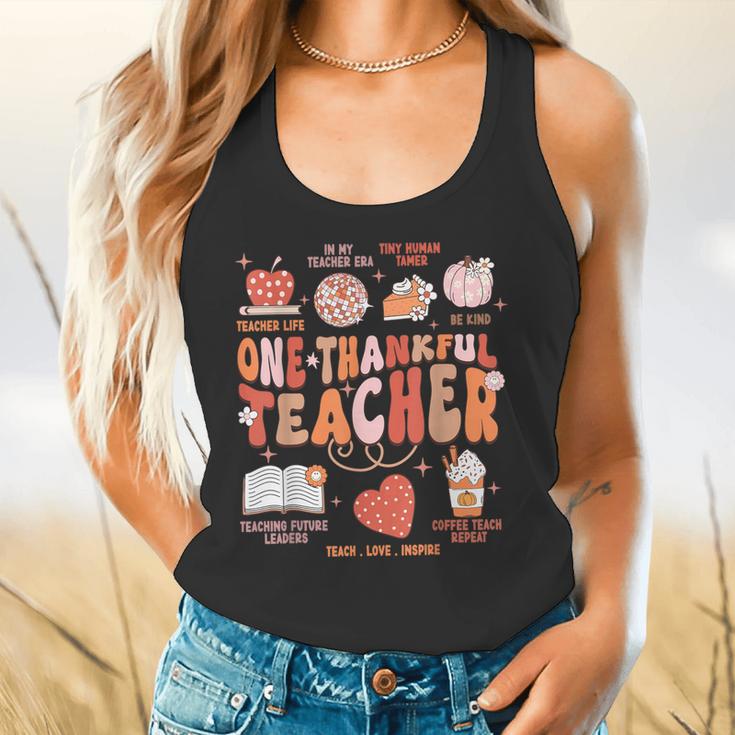 Teacher Thanksgiving Shirt Women One Thankful Teacher Fall Flowy Tank, gift for family, gift for coworker Teacher Thanksgiving Shirt Women One Thankful Teacher Fall Flowy Tank, gift for family, gift for coworker