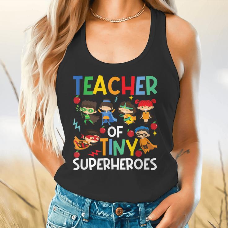 Teacher Of Tiny Superheroes Teach 100th Day Of School Men Women Girls Kids Flowy Tank, gift for family, gift for coworker Teacher Of Tiny Superheroes Teach 100th Day Of School Men Women Girls Kids Flowy Tank, gift for family, gift for coworker