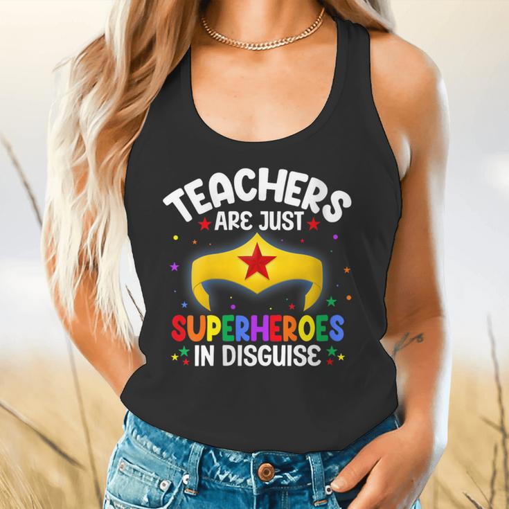 Teachers Are Just Superheroes In Disguise School Women Men Flowy Tank, gift for family, gift for coworker Teachers Are Just Superheroes In Disguise School Women Men Flowy Tank, gift for family, gift for coworker