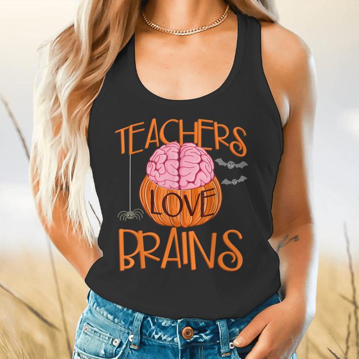 Teachers Love Brains Halloween T-Shirt For Men Women Flowy Tank, gift for family, gift for coworker Teachers Love Brains Halloween T-Shirt For Men Women Flowy Tank, gift for family, gift for coworker