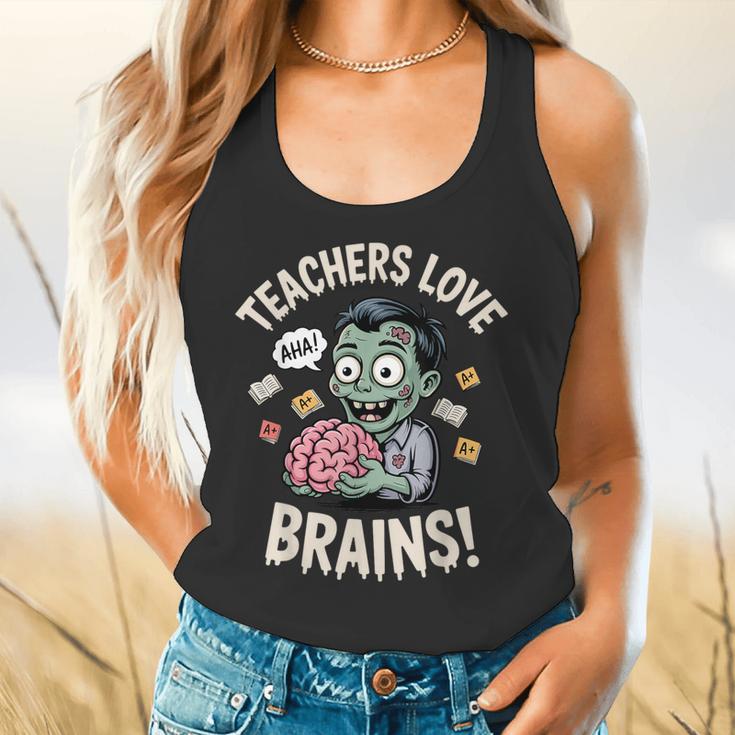 Teachers Love Brains Shirt Men Women Teacher Halloween Flowy Tank, gift for family, gift for coworker Teachers Love Brains Shirt Men Women Teacher Halloween Flowy Tank, gift for family, gift for coworker