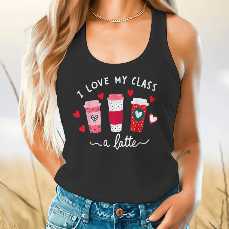 Teachers Valentine Day I Love My Class A Latte Coffee Women Flowy Tank, gift for family, gift for coworker Teachers Valentine Day I Love My Class A Latte Coffee Women Flowy Tank, gift for family, gift for coworker
