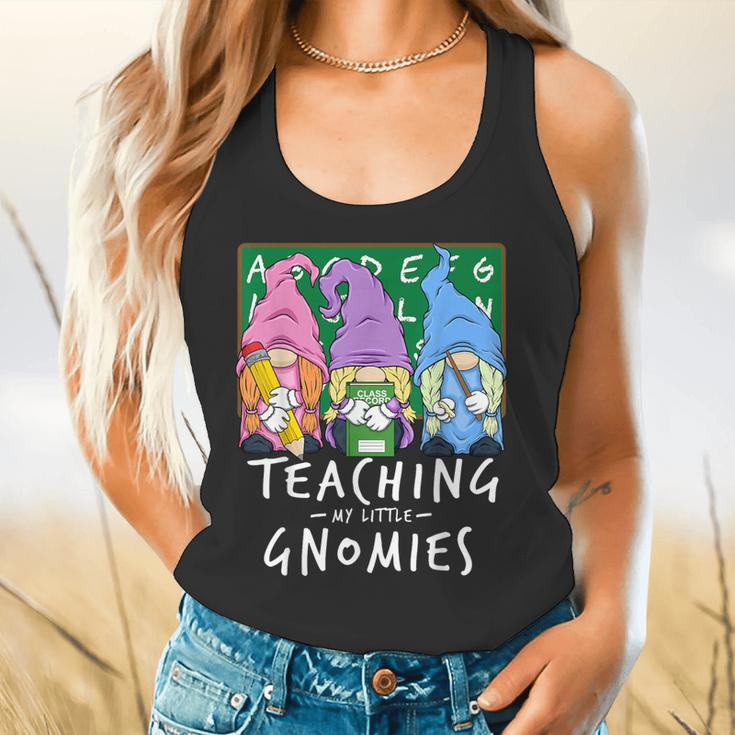 Teaching My Little Gnomies With Gnome For Teacher Women Flowy Tank, gift for family, gift for coworker Teaching My Little Gnomies With Gnome For Teacher Women Flowy Tank, gift for family, gift for coworker