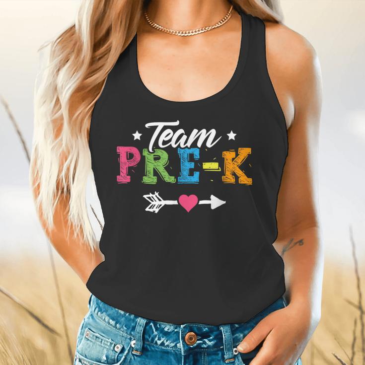 Team Pre-K Shirt PreSchool Teacher Student Back To School Flowy Tank, gift for family, gift for coworker