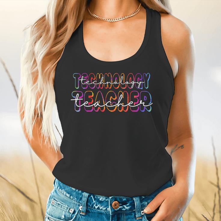 Technology Teacher Student First Day Back To School Tie Dye For Men Women Girls Kids Flowy Tank, gift for family, gift for coworker Technology Teacher Student First Day Back To School Tie Dye For Men Women Girls Kids Flowy Tank, gift for family, gift for coworker