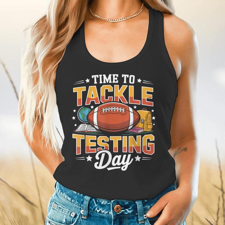 Test Day State Football Tackle Testing Day Sports Teacher Flowy Tank, gift for family, gift for coworker Test Day State Football Tackle Testing Day Sports Teacher Flowy Tank, gift for family, gift for coworker