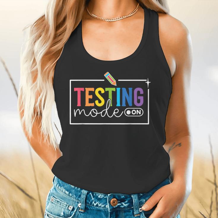 Testing Mode On Testing Day Motivational Teacher Kids Flowy Tank, gift for family, gift for coworker Testing Mode On Testing Day Motivational Teacher Kids Flowy Tank, gift for family, gift for coworker