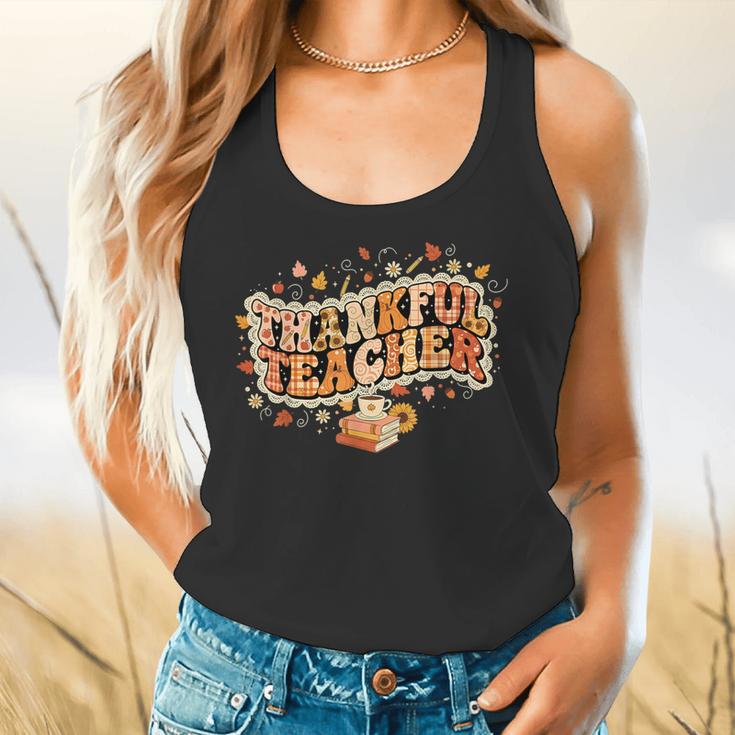 Thankful Teacher Shirts For Women Teach Thanksgiving Teacher Flowy Tank, gift for family, gift for coworker Thankful Teacher Shirts For Women Teach Thanksgiving Teacher Flowy Tank, gift for family, gift for coworker