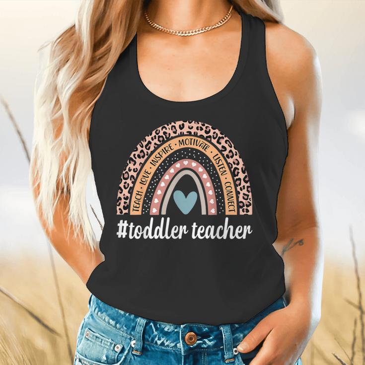 Toddler Teacher Rainbow Leopard Infant Teacher Men Women Flowy Tank, gift for family, gift for coworker Toddler Teacher Rainbow Leopard Infant Teacher Men Women Flowy Tank, gift for family, gift for coworker