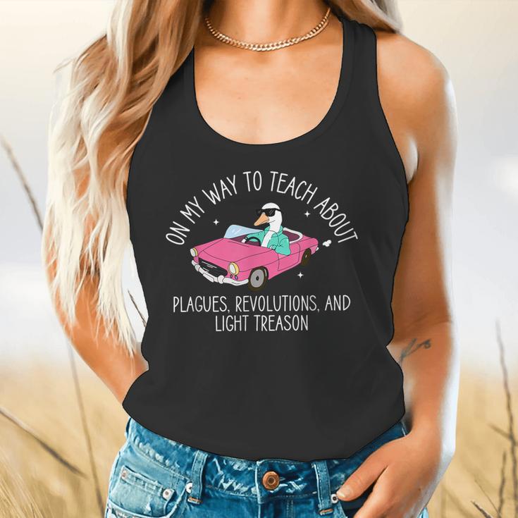 History Teacher Silly Goose Back To School Social Studies Flowy Tank, gift for family, gift for coworker History Teacher Silly Goose Back To School Social Studies Flowy Tank, gift for family, gift for coworker