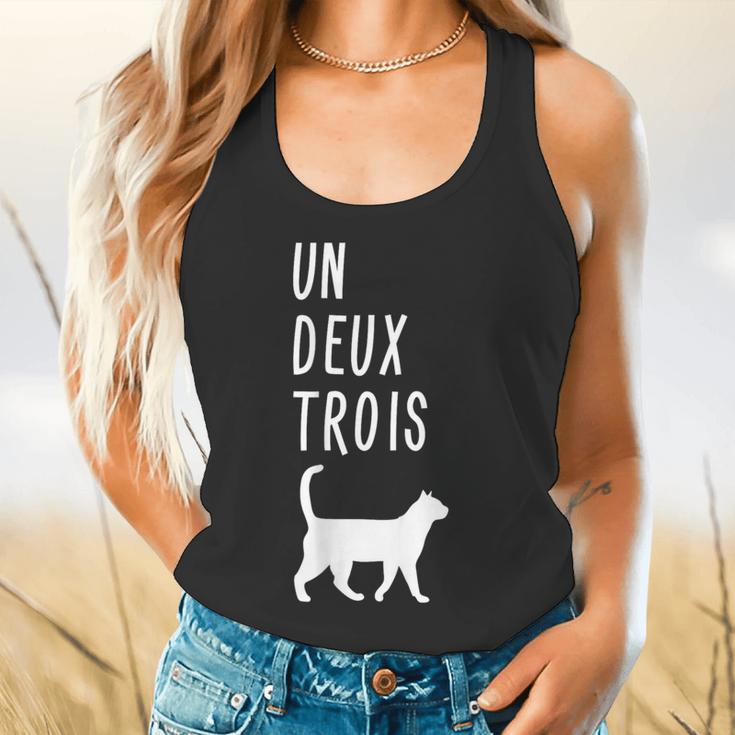 Un Deux Trois Cat Shirt French Teacher Flowy Tank, gift for family, gift for coworker Un Deux Trois Cat Shirt French Teacher Flowy Tank, gift for family, gift for coworker
