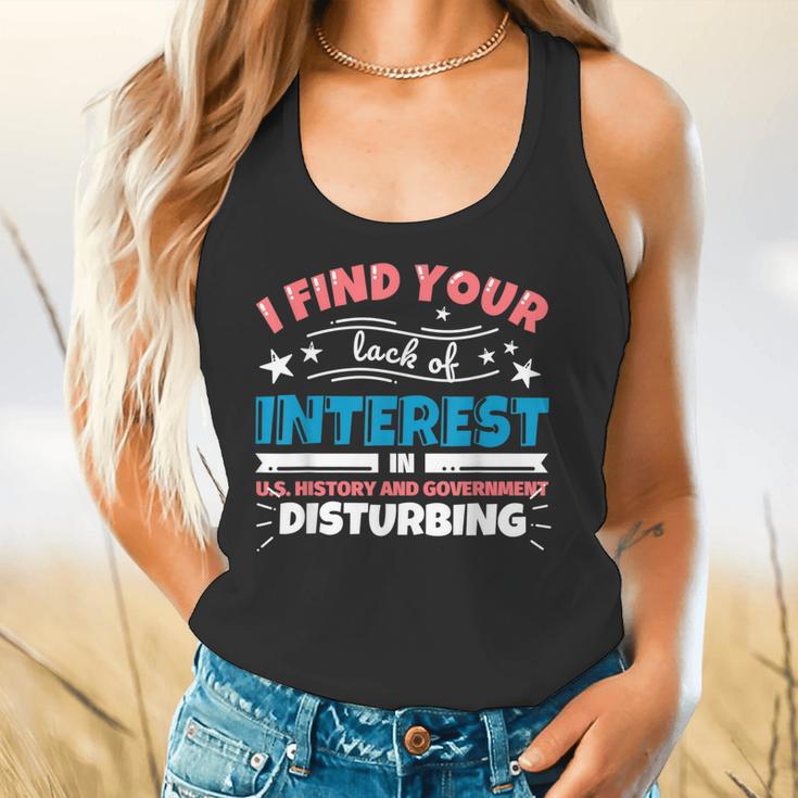 US History And Government Teacher Gifts Funny I Find You Flowy Tank, gift for family, gift for coworker US History And Government Teacher Gifts Funny I Find You Flowy Tank, gift for family, gift for coworker