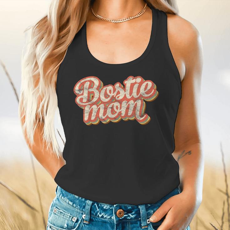 Vintage Boston Terrier Mom Dog Lover Pet Bostie Mama Men Women Girls Kids Flowy Tank, gift for family, gift for coworker