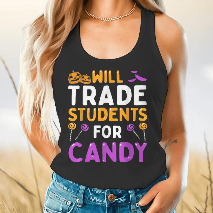 Will Trade Students For Candy Cute Halloween Costume Teacher For Men Women Kids Flowy Tank, gift for family, gift for coworker Will Trade Students For Candy Cute Halloween Costume Teacher For Men Women Kids Flowy Tank, gift for family, gift for coworker