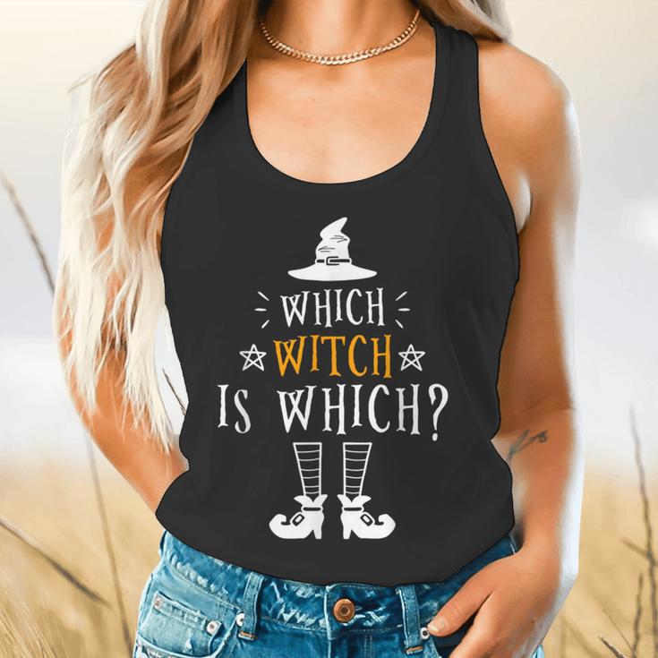 Which Witch Is Which Halloween Grammar Teacher Costume Flowy Tank, gift for family, gift for coworker