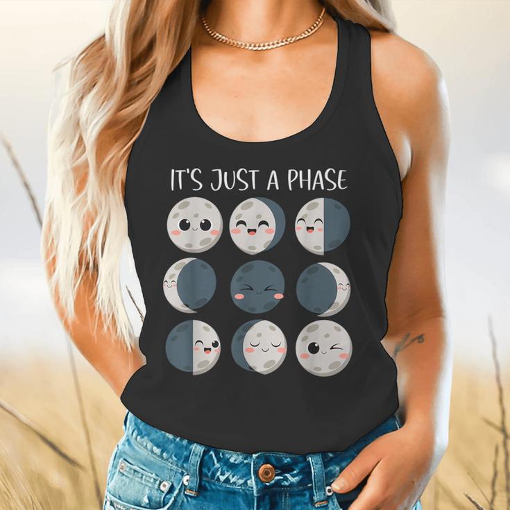 Women Science Teacher Moon Phases Scientist Back To School Flowy Tank, gift for family, gift for coworker