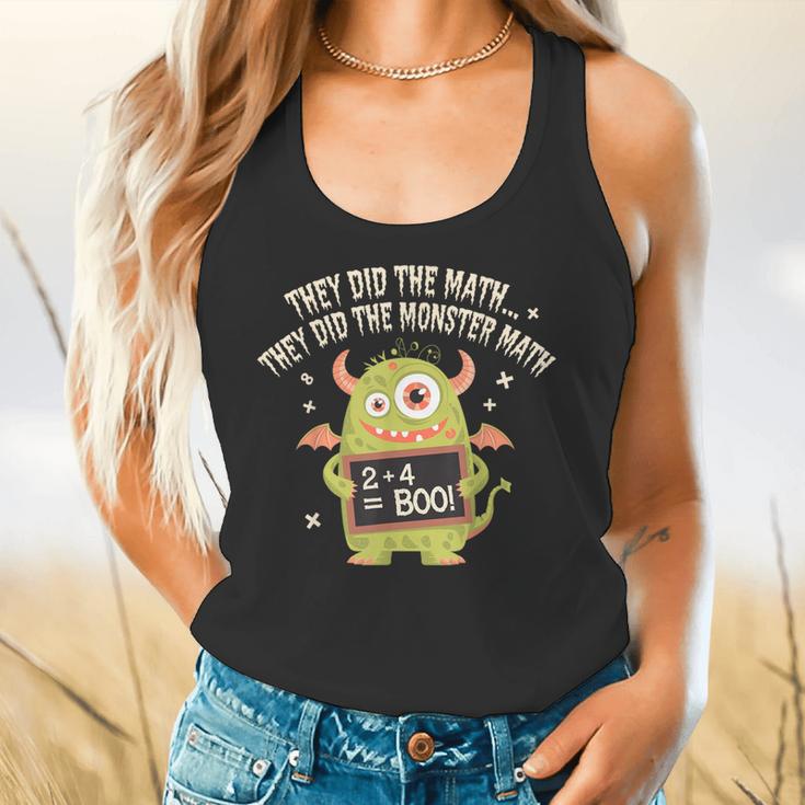They Did The Math They Did The Monster Math Teacher Student Flowy Tank, gift for family, gift for coworker They Did The Math They Did The Monster Math Teacher Student Flowy Tank, gift for family, gift for coworker