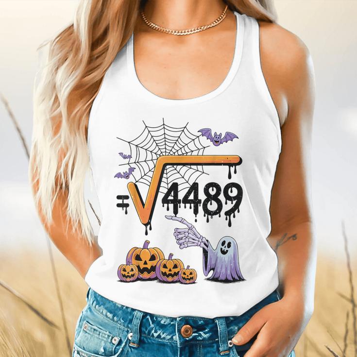 4489 Square Root 67 Math Teacher Halloween Costume Professor Flowy Tank, gift for family, gift for coworker