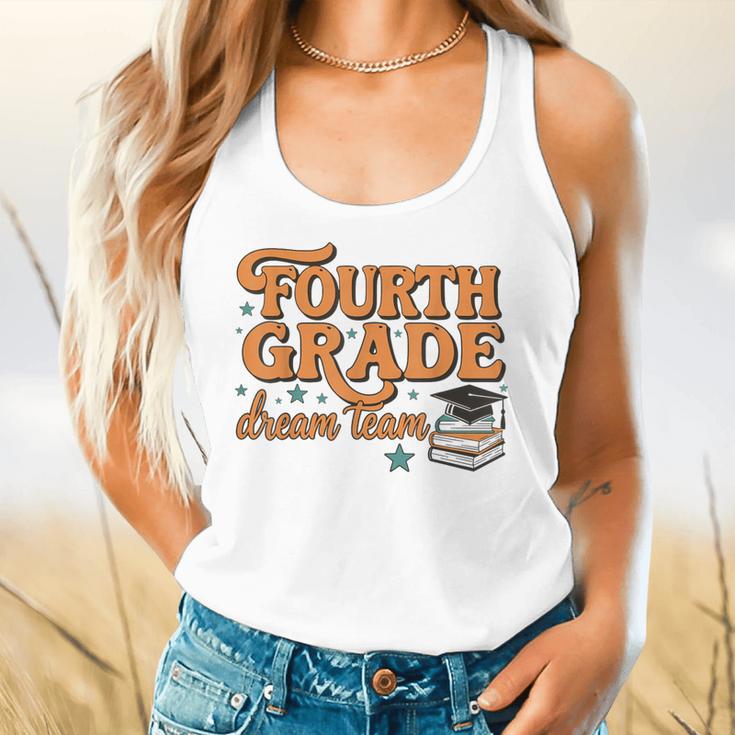 4th Grade Back To School Fourth Grade Dream Team Teacher Flowy Tank, gift for family, gift for coworker 4th Grade Back To School Fourth Grade Dream Team Teacher Flowy Tank, gift for family, gift for coworker