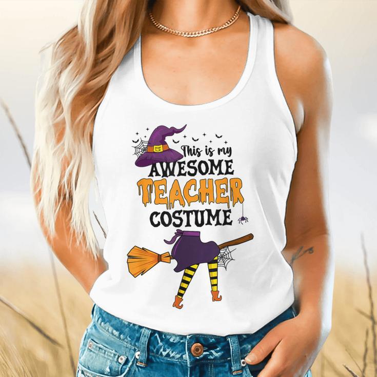 This Is My Awesome Teacher Costume Halloween Witch Flowy Tank, gift for family, gift for coworker This Is My Awesome Teacher Costume Halloween Witch Flowy Tank, gift for family, gift for coworker