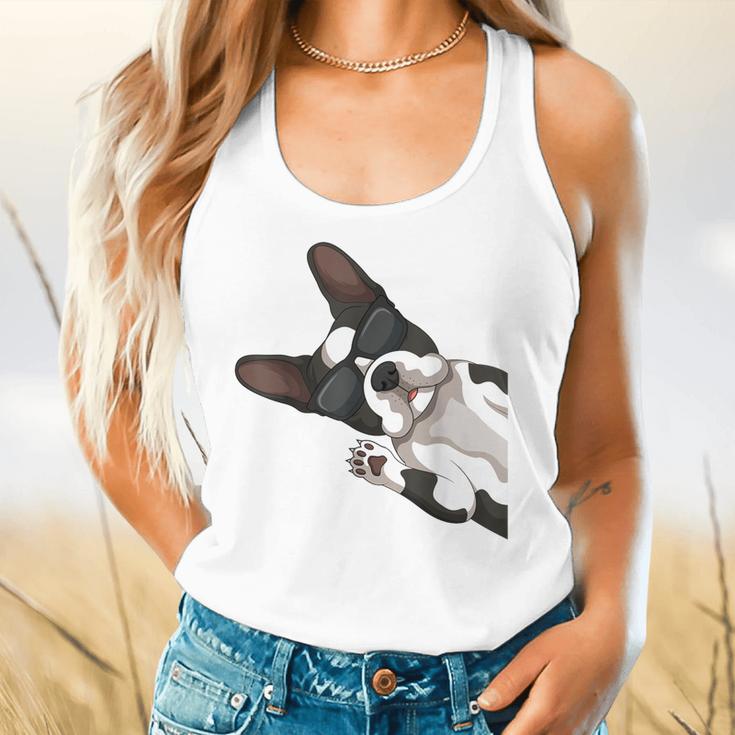 Boston Terrier Bostie Dog Kids Men Flowy Tank, gift for family, gift for coworker