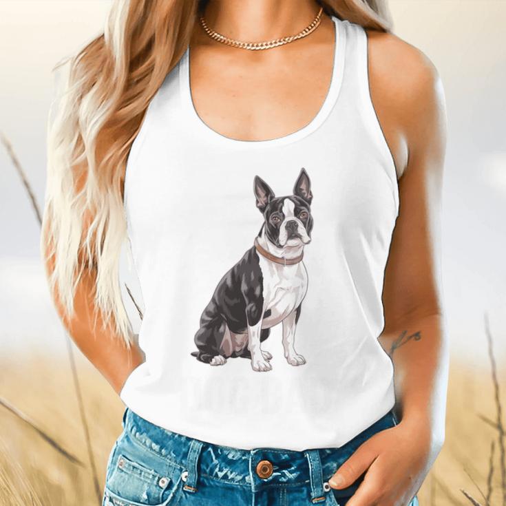 Boston Terrier Dog Dad Boston Terrier Dog Lovers Flowy Tank, gift for family, gift for coworker