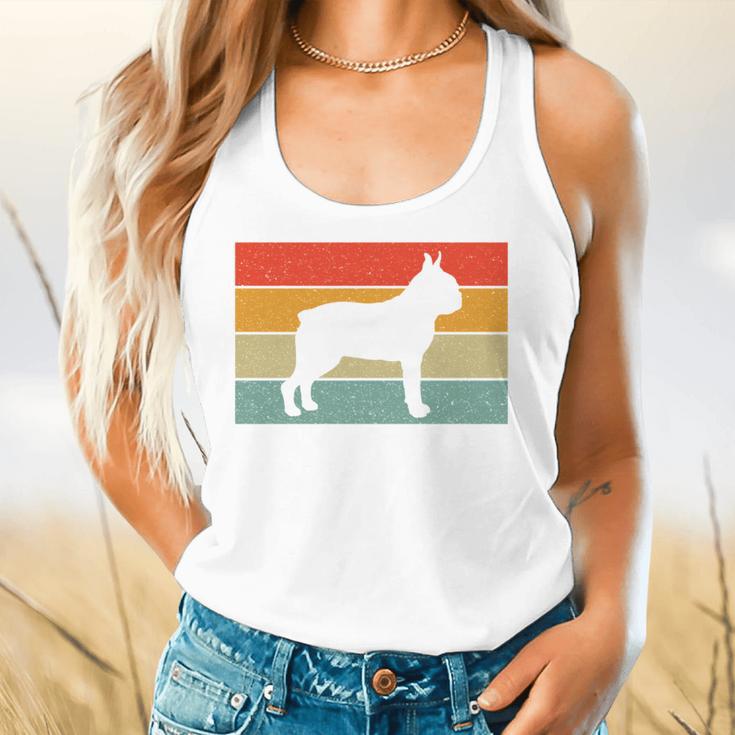 Boston Terrier Dog Lover Retro Vintage Cool For Dog Owner Flowy Tank, gift for family, gift for coworker