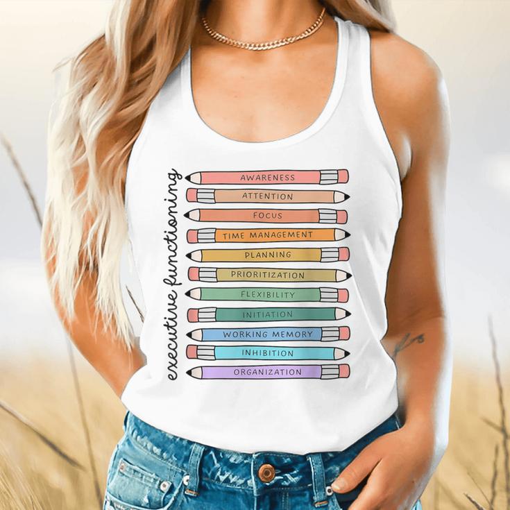 Executive Functioning Skills Back To School Sped Teacher SLP Flowy Tank, gift for family, gift for coworker