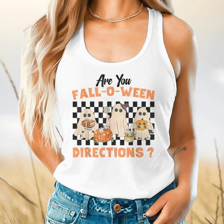 Are You Fall-O-Ween Directions Halloween Ghost Fall Teacher Flowy Tank, gift for family, gift for coworker Are You Fall-O-Ween Directions Halloween Ghost Fall Teacher Flowy Tank, gift for family, gift for coworker