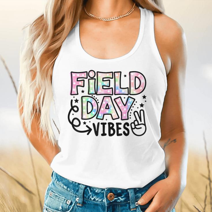 Field Day Vibes For Teacher Kids Happy Field Day 2025 Flowy Tank, gift for family, gift for coworker