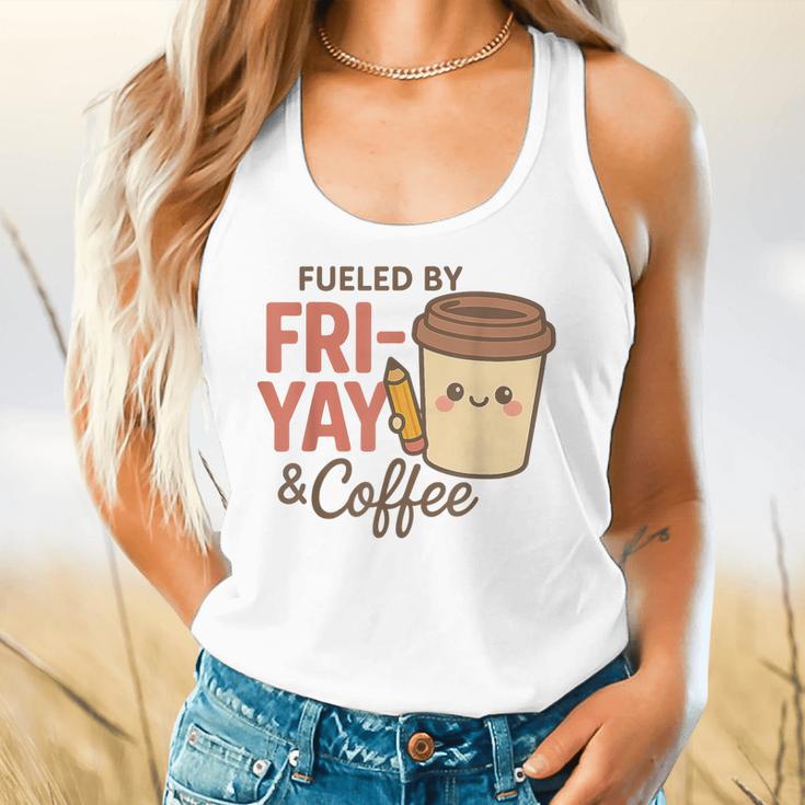 Friyay Teacher Coffee Friday School Cute Fri Yay Flowy Tank, gift for family, gift for coworker Friyay Teacher Coffee Friday School Cute Fri Yay Flowy Tank, gift for family, gift for coworker