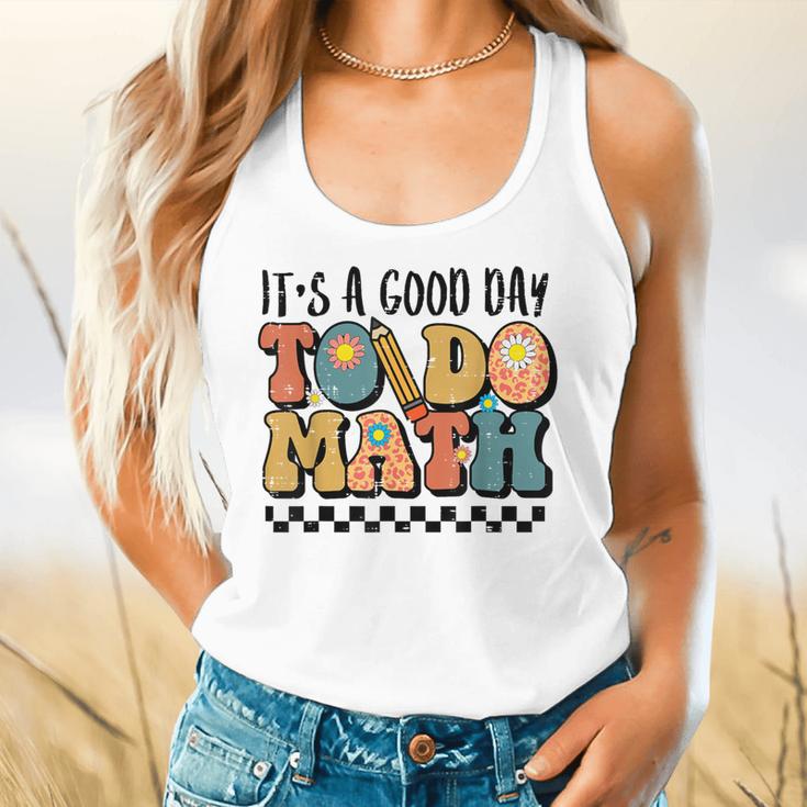 Good Day To Do Math Teacher Vintage Groovy Nerd Women Men Flowy Tank, gift for family, gift for coworker Good Day To Do Math Teacher Vintage Groovy Nerd Women Men Flowy Tank, gift for family, gift for coworker