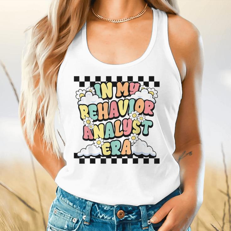 Groovy ABA RBT Therapist In My Behavior Analyst Era Teacher Flowy Tank, gift for family, gift for coworker