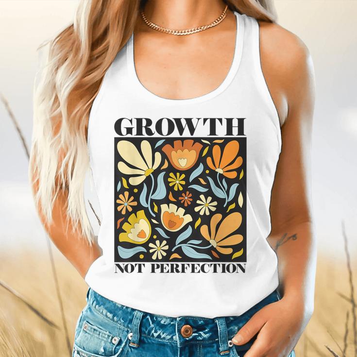 Growth Not Perfection Abstract Florals SPED Teacher Flowy Tank, gift for family, gift for coworker Growth Not Perfection Abstract Florals SPED Teacher Flowy Tank, gift for family, gift for coworker