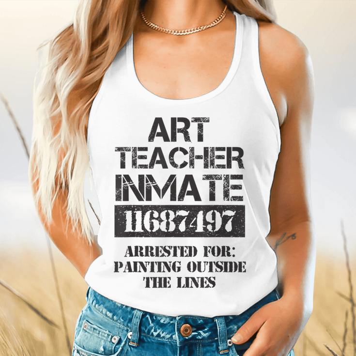 Halloween Art Teacher Prisoner Costume Flowy Tank, gift for family, gift for coworker Halloween Art Teacher Prisoner Costume Flowy Tank, gift for family, gift for coworker