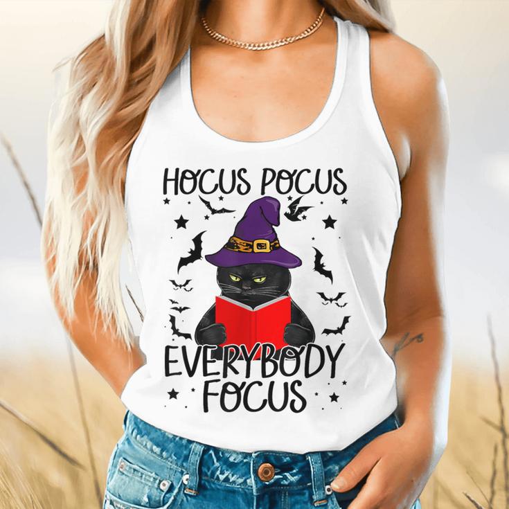 Hocus Pocus Everybody Focus Halloween Teacher For Men Women Flowy Tank, gift for family, gift for coworker Hocus Pocus Everybody Focus Halloween Teacher For Men Women Flowy Tank, gift for family, gift for coworker
