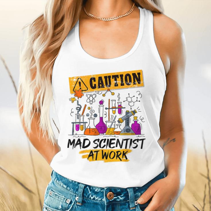 Mad Scientist Halloween Costume Science Teacher Flowy Tank, gift for family, gift for coworker