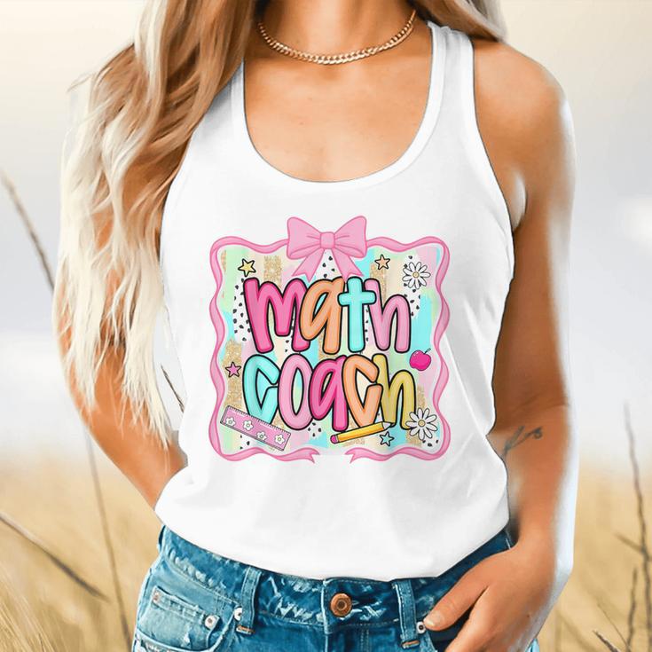 Math Coach Back To School Math Teacher Flowy Tank, gift for family, gift for coworker