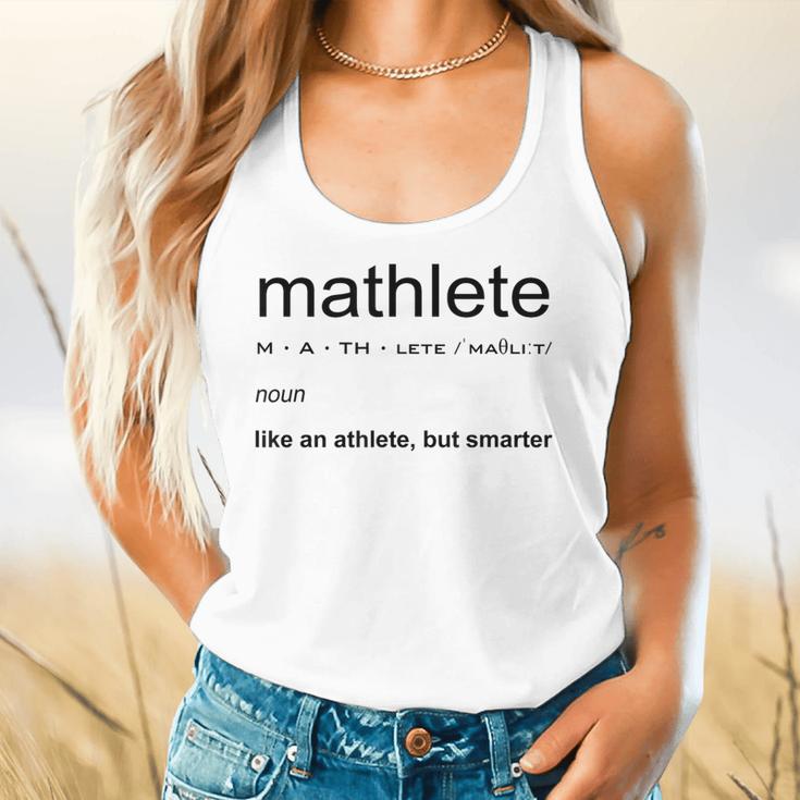 Mathlete Definition Math Math Teacher Nerd Geek Men Women Girls Kids Flowy Tank, gift for family, gift for coworker